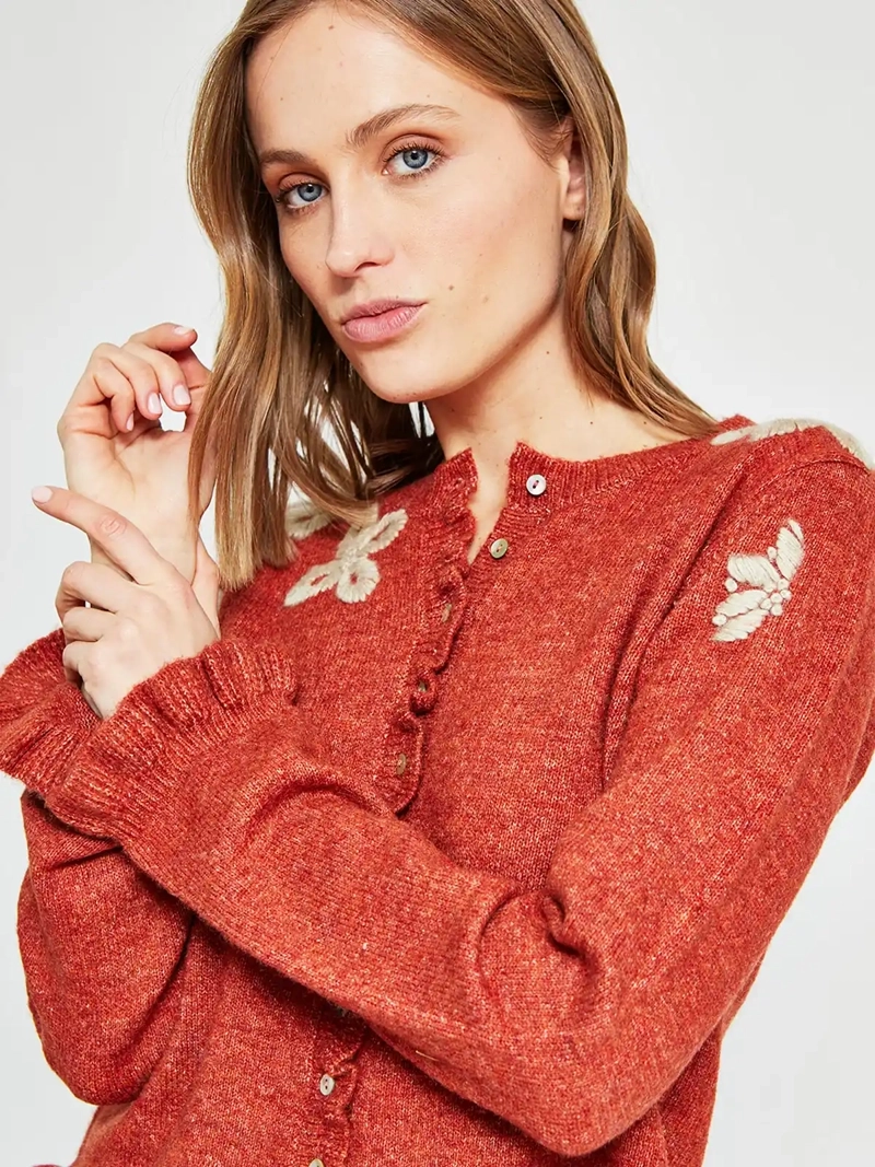 CARDIGAN MUJER TATIENNE BORDADO - 3