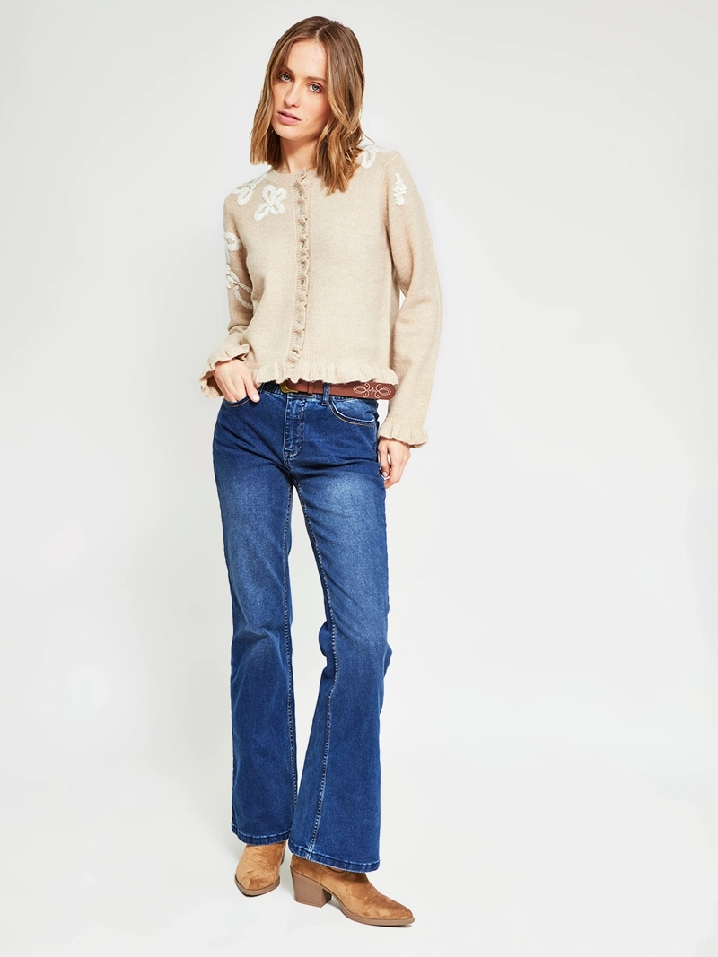 CARDIGAN MUJER TATIENNE BORDADO - 4