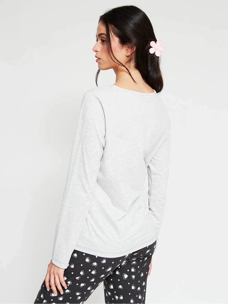 TOP PIJAMA INDEX MANGA LARGA - 2