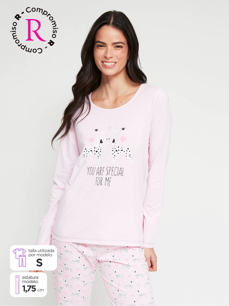 TOP PIJAMA INDEX MANGA LARGA - 1