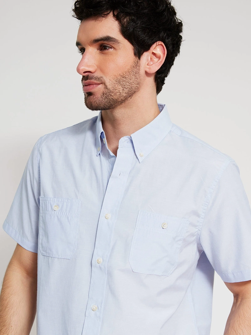 CAMISA HOMBRE KENNETH STEVENS ALGODÓN MANGA CORTA - 3