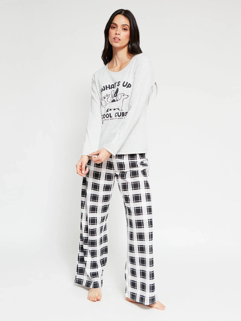 TOP PIJAMA MUJER INDEX LARGA - 4