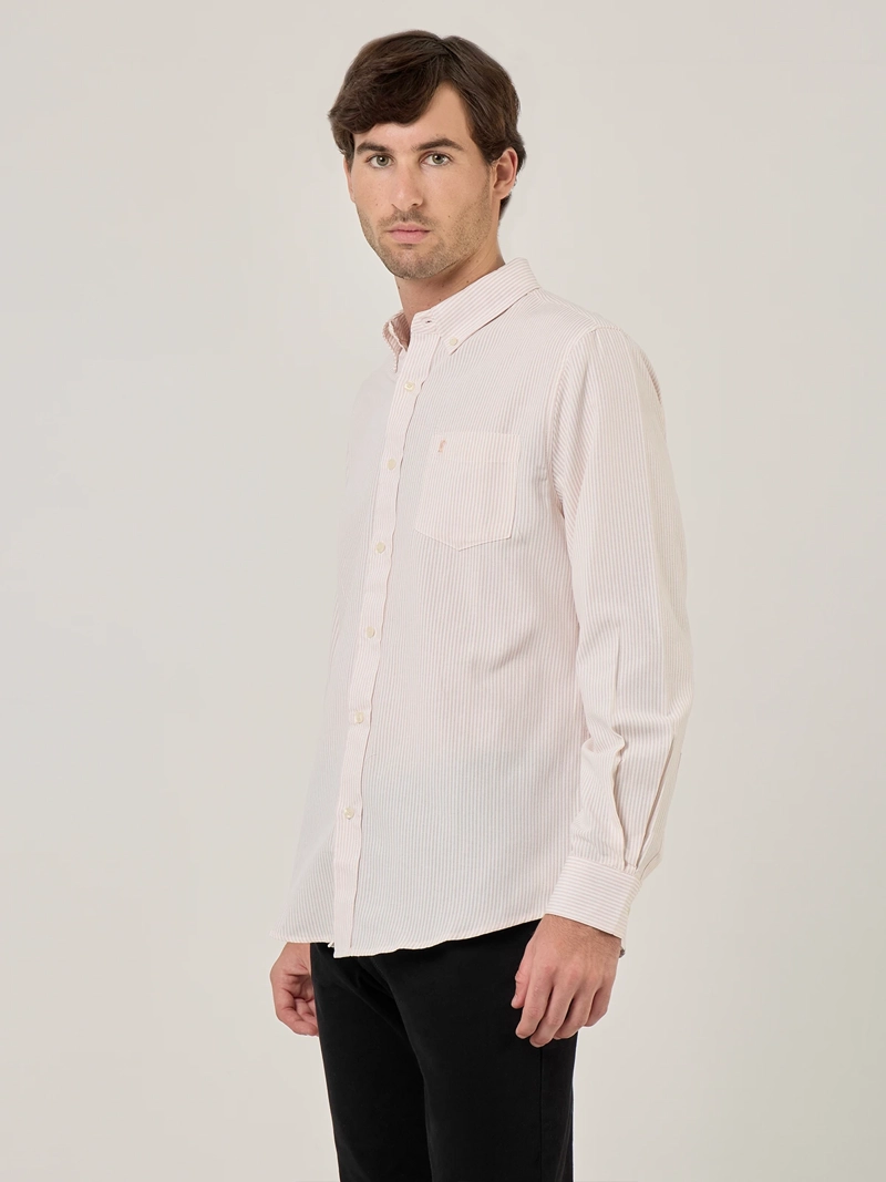 CAMISA HOMBRE KENNETH STEVENS ALGODÓN MANGA LARGA - 3