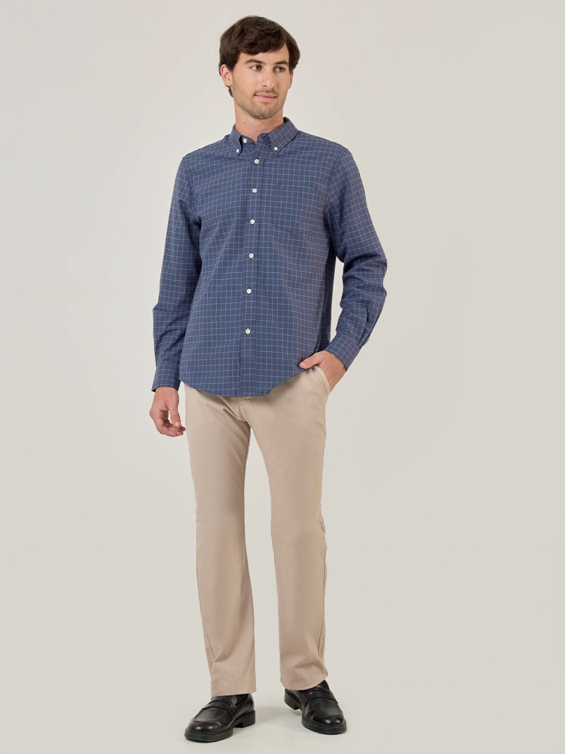 CAMISA HOMBRE KENNETH STEVENS ALGODÓN MANGA LARGA - 5