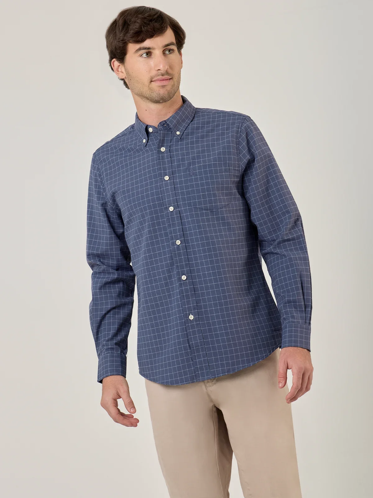 CAMISA HOMBRE KENNETH STEVENS ALGODÓN MANGA LARGA - 1