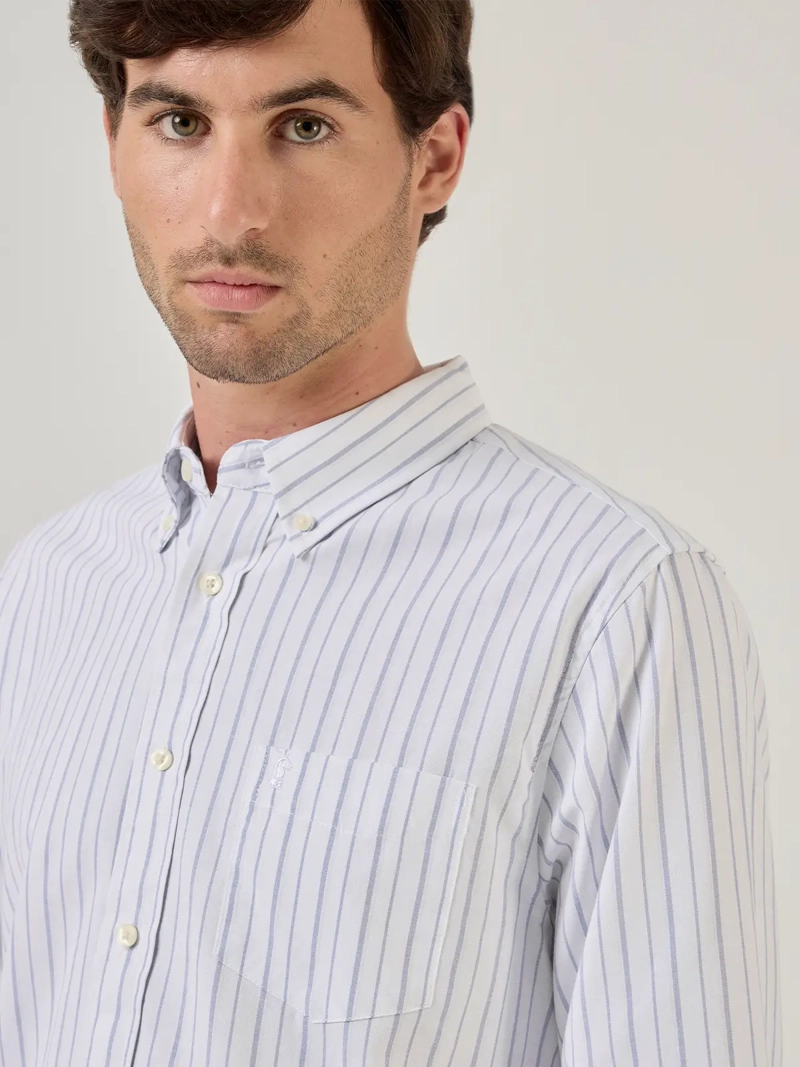 CAMISA HOMBRE KENNETH STEVENS ALGODÓN MANGA LARGA - 4