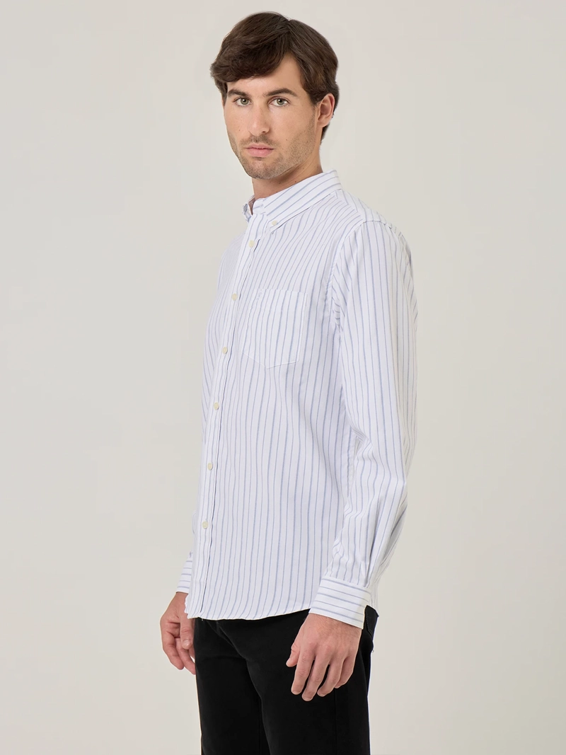 CAMISA HOMBRE KENNETH STEVENS ALGODÓN MANGA LARGA - 3