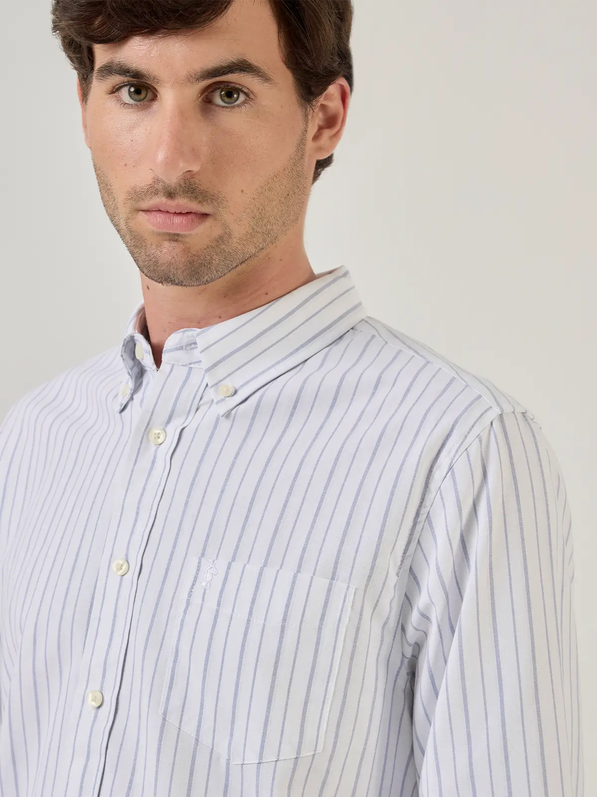 CAMISA HOMBRE KENNETH STEVENS ALGODÓN MANGA LARGA - 4