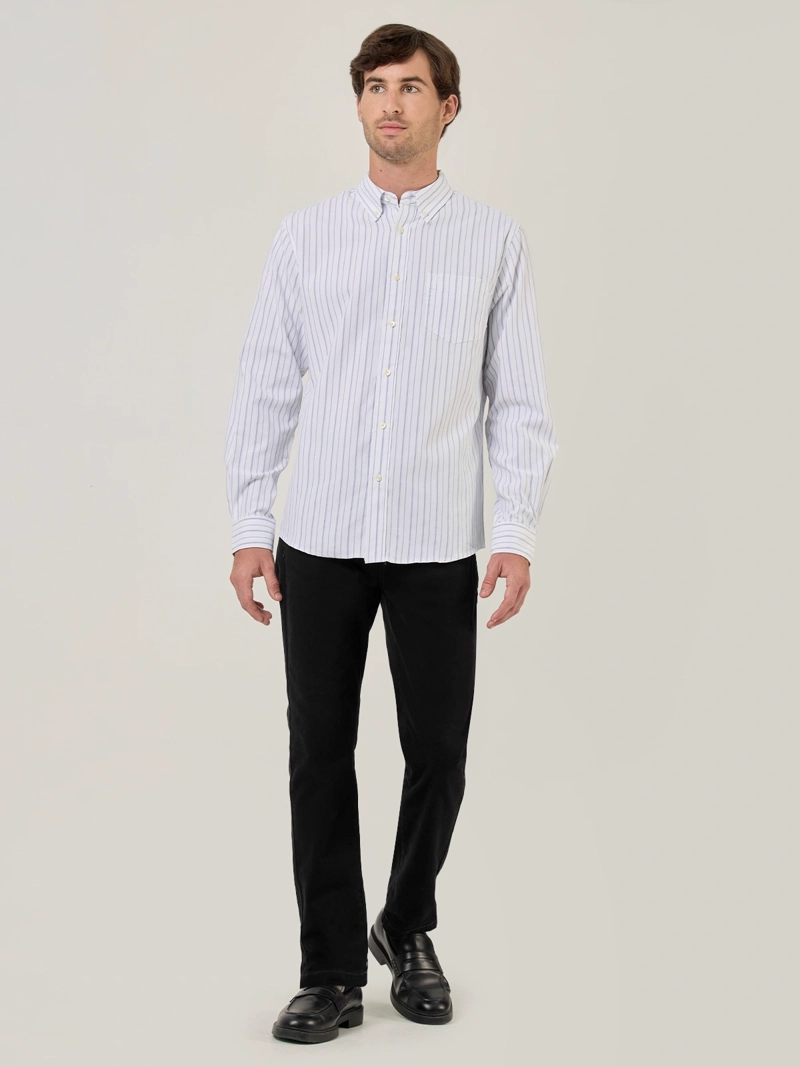 CAMISA HOMBRE KENNETH STEVENS ALGODÓN MANGA LARGA - 5