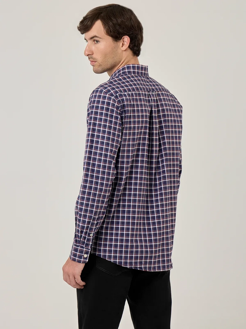 CAMISA HOMBRE KENNETH STEVENS ALGODÓN MANGA LARGA - 2
