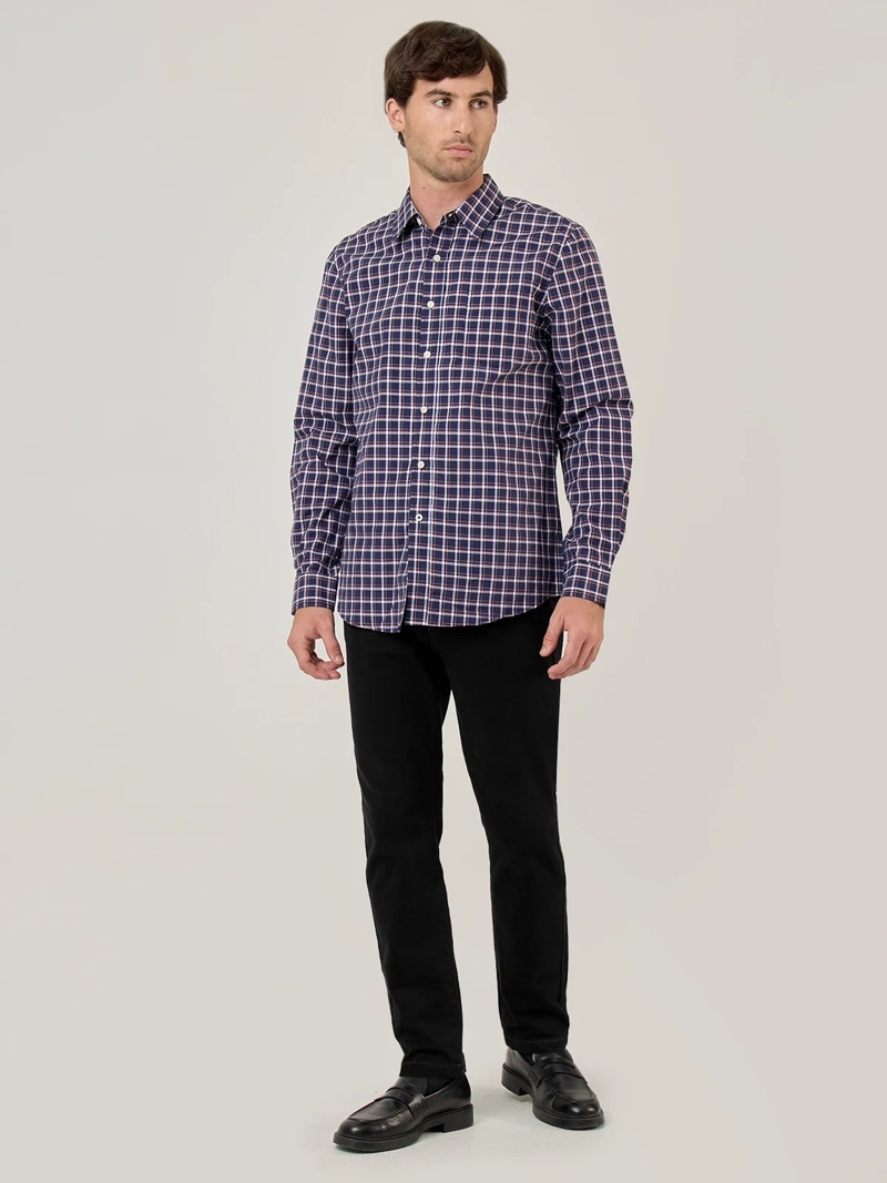 CAMISA HOMBRE KENNETH STEVENS ALGODÓN MANGA LARGA - 5