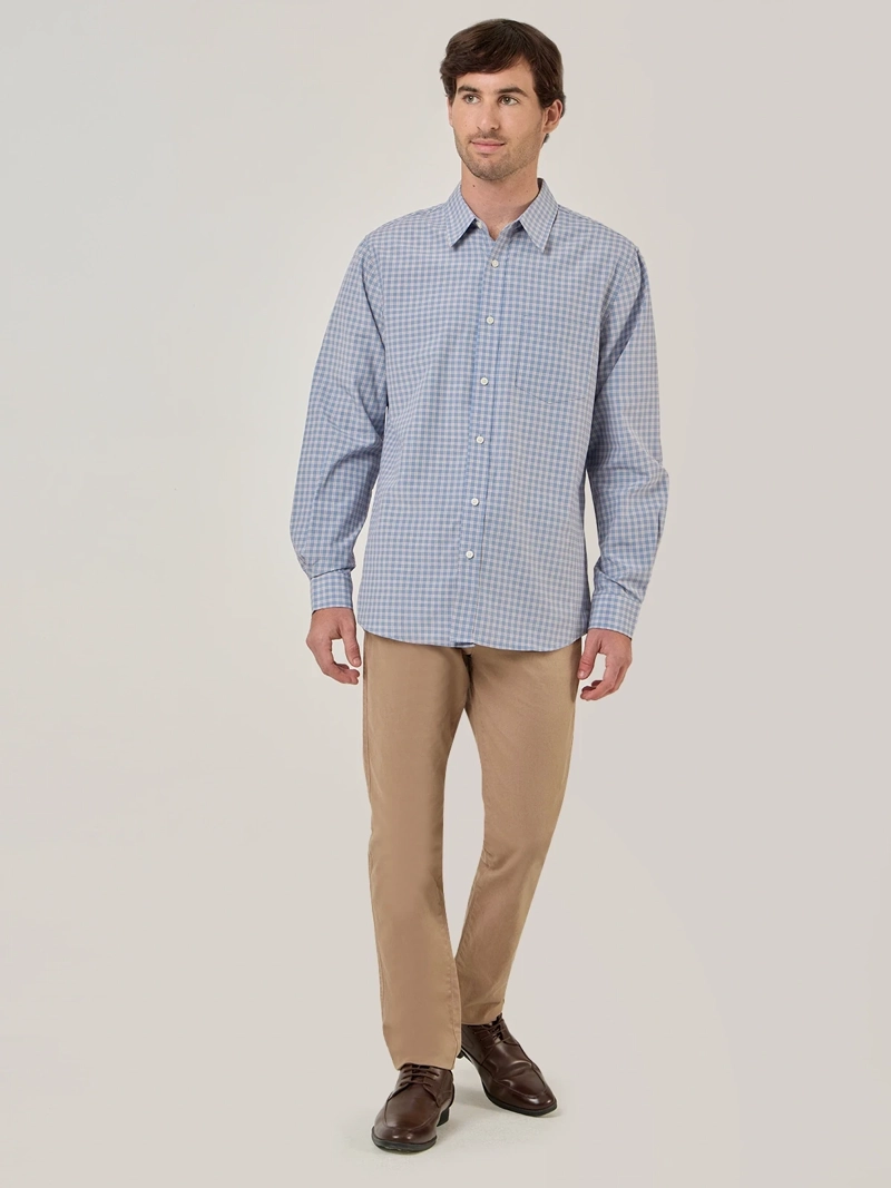 CAMISA HOMBRE KENNETH STEVENS ALGODÓN MANGA LARGA - 5