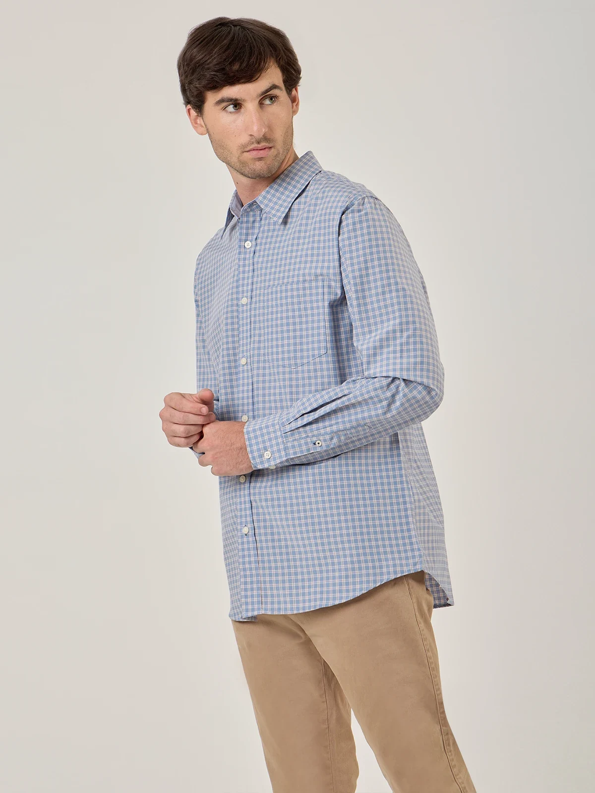 CAMISA HOMBRE KENNETH STEVENS ALGODÓN MANGA LARGA - 3