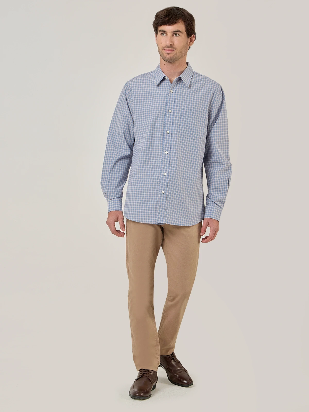 CAMISA HOMBRE KENNETH STEVENS ALGODÓN MANGA LARGA - 5
