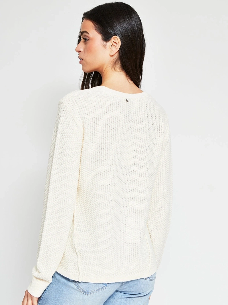 SWEATER MUJER BARBADOS ALGODÓN TRENZADO - 3