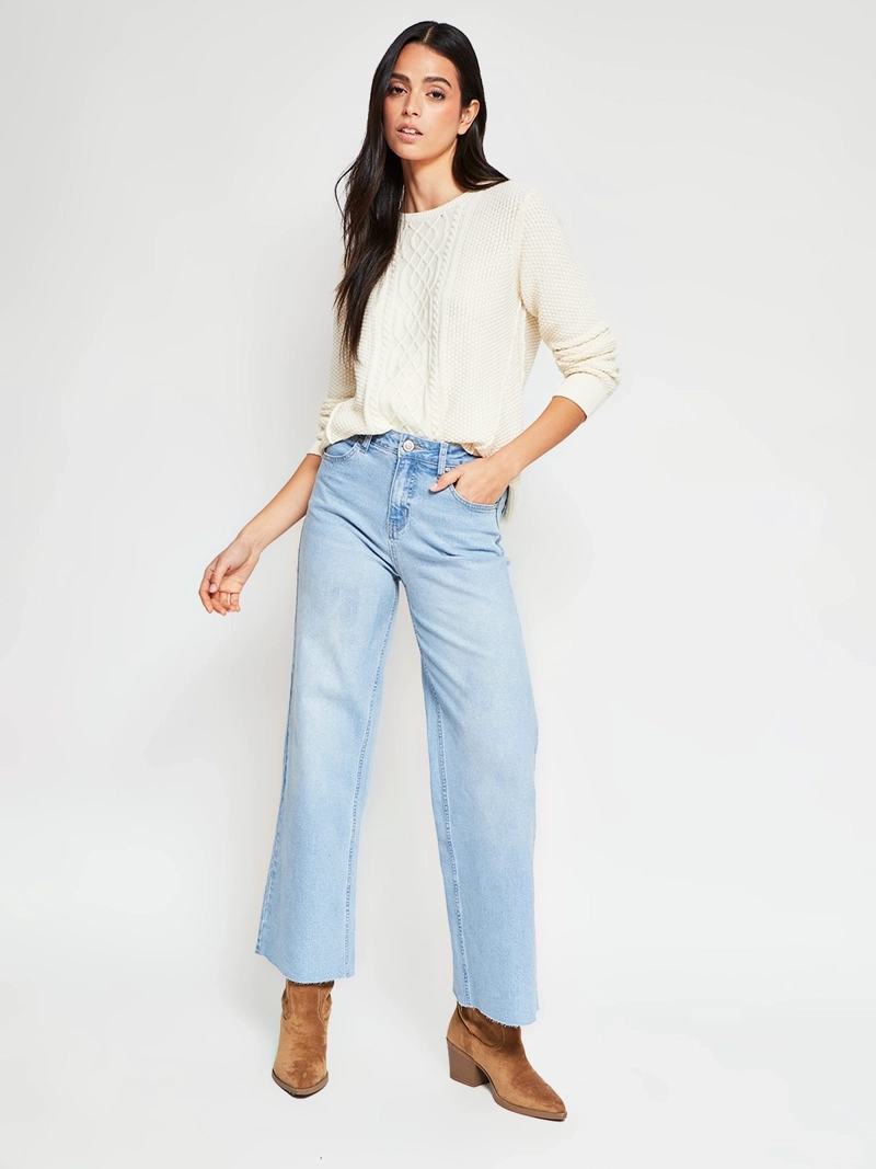 SWEATER MUJER BARBADOS ALGODÓN TRENZADO - 5