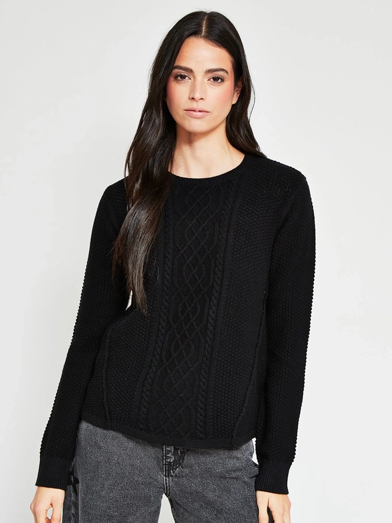 SWEATER MUJER BARBADOS ALGODÓN TRENZADO - 2