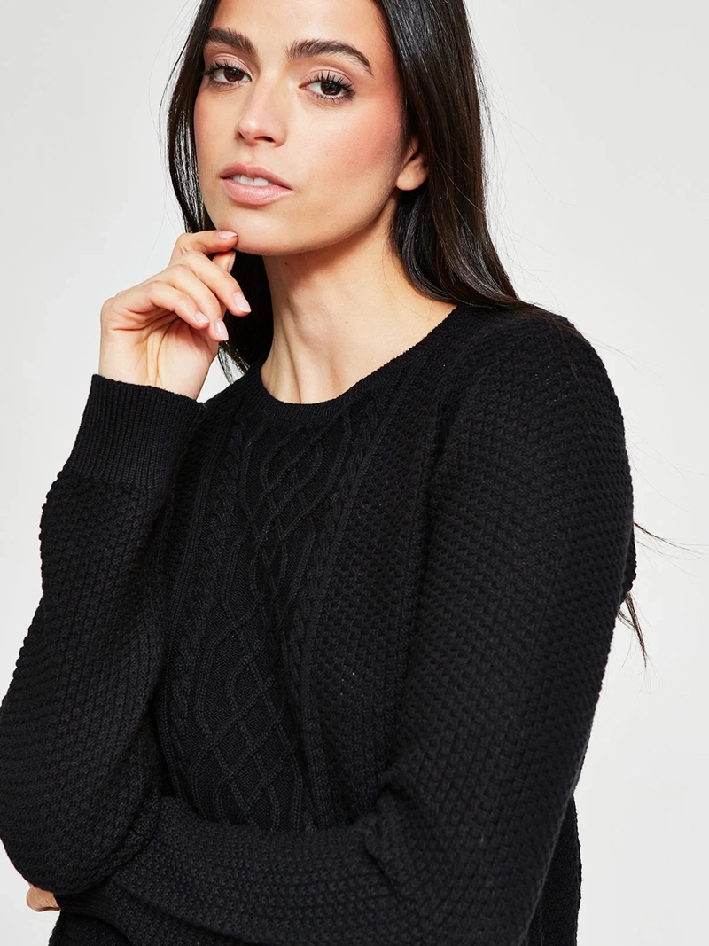 SWEATER MUJER BARBADOS ALGODÓN TRENZADO - 4