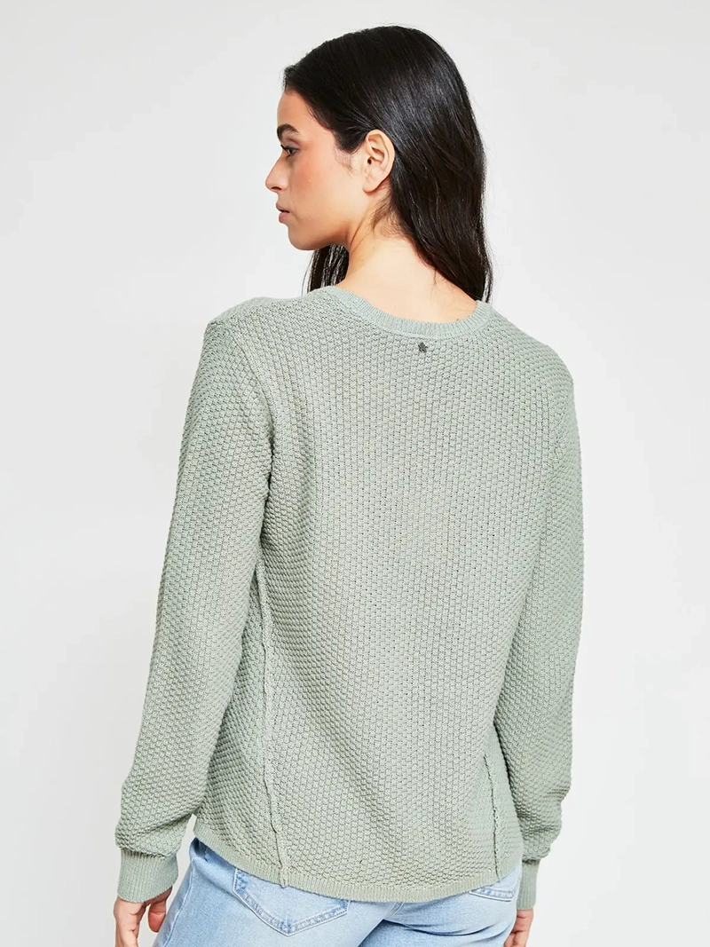SWEATER MUJER BARBADOS ALGODÓN TRENZADO - 3