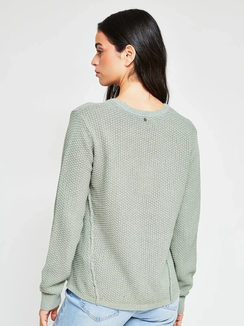 SWEATER MUJER BARBADOS ALGODÓN TRENZADO - 3