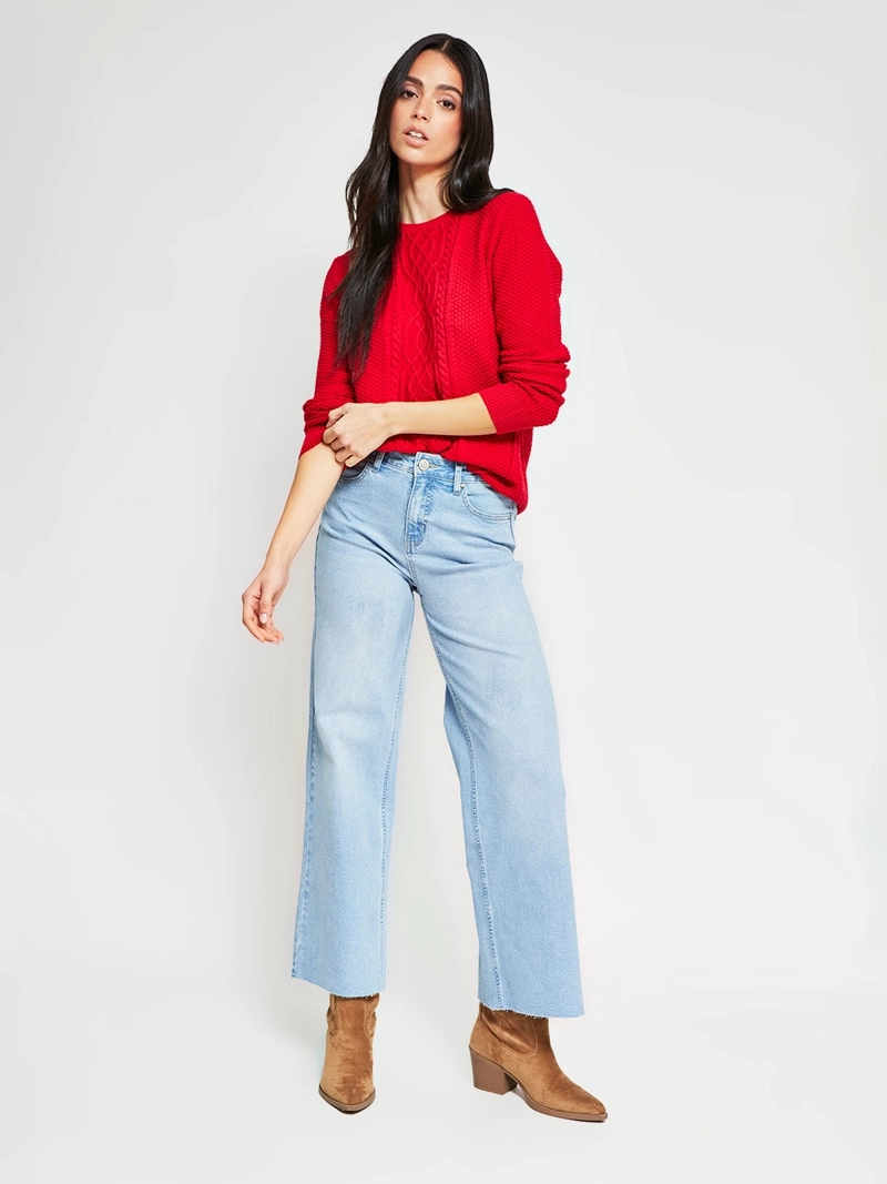 SWEATER MUJER BARBADOS ALGODÓN TRENZADO - 5