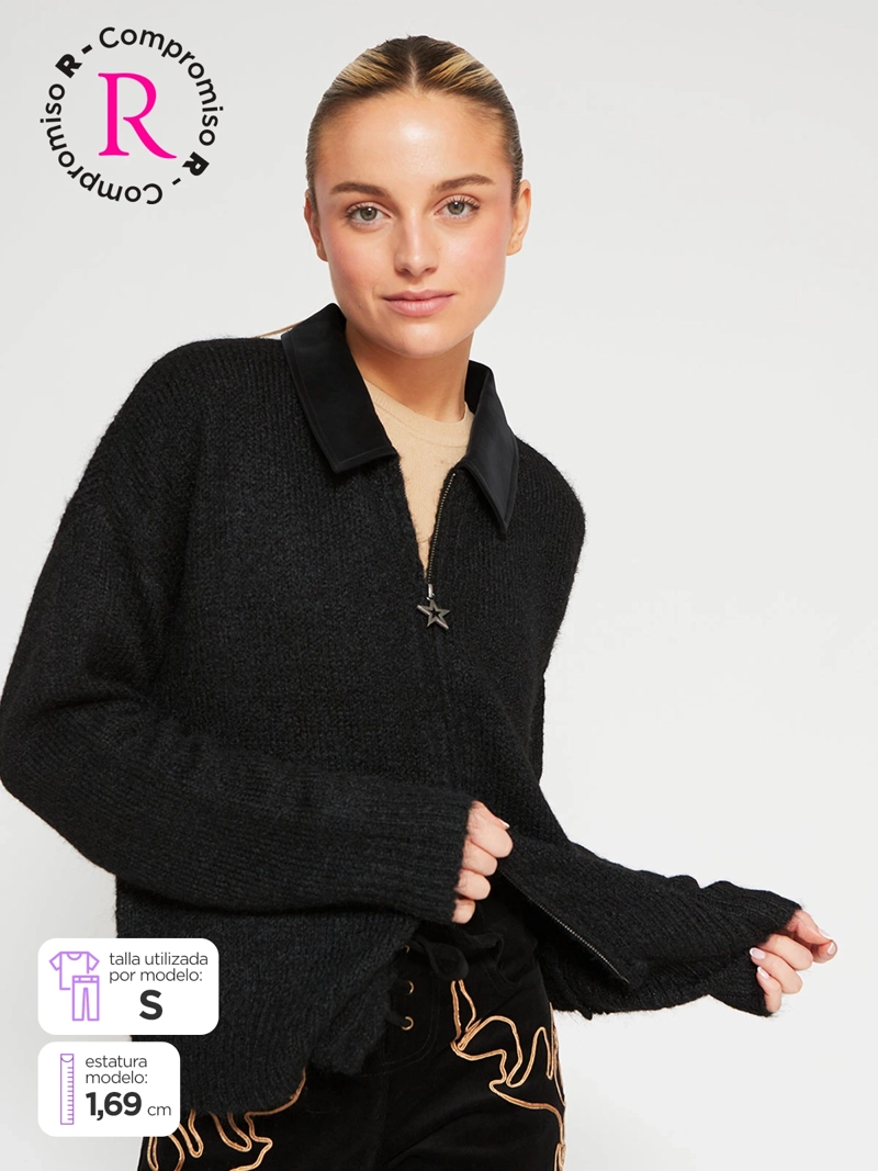 SWEATER MUJER BARBADOS FULL ZIPPER - 1
