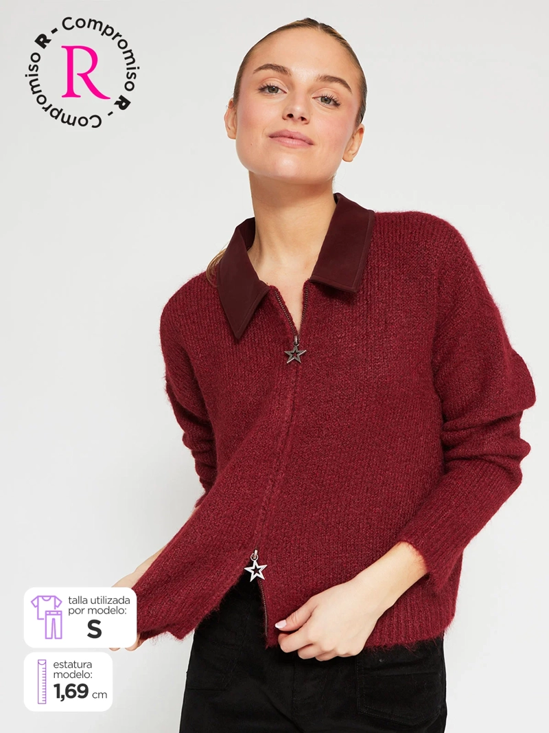SWEATER MUJER BARBADOS FULL ZIPPER - 1
