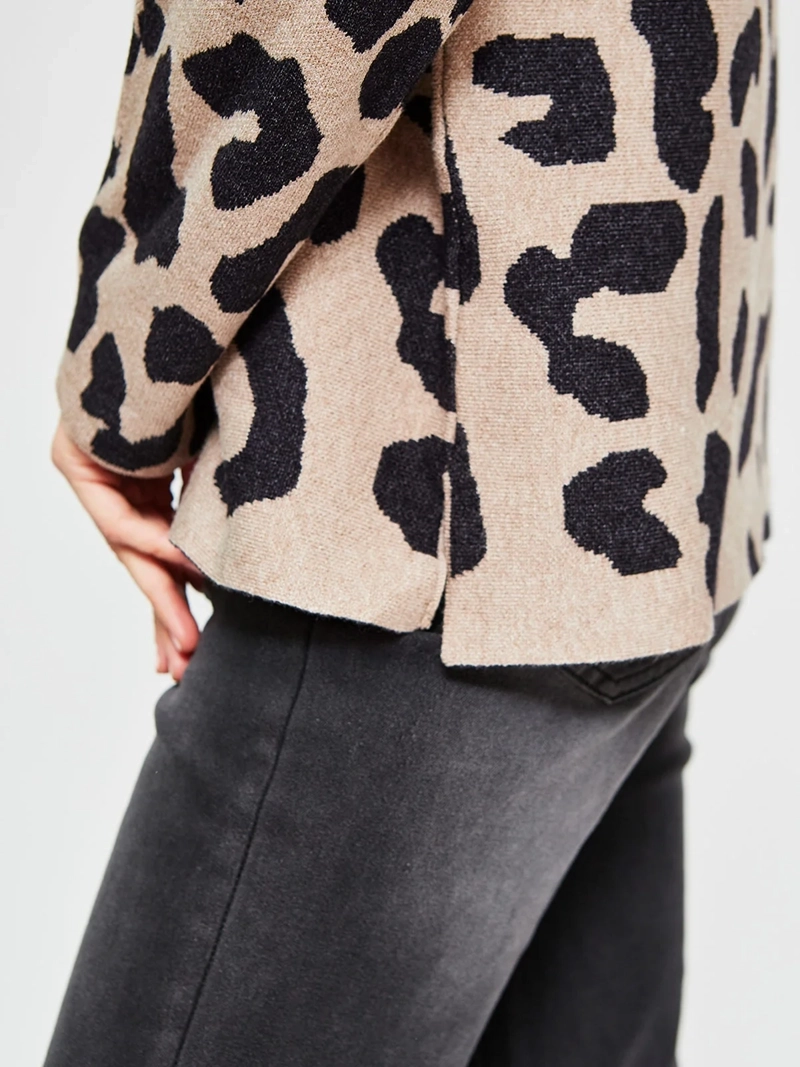 SWEATER MUJER TATIENNE ESTAMPADO ANIMAL - 4