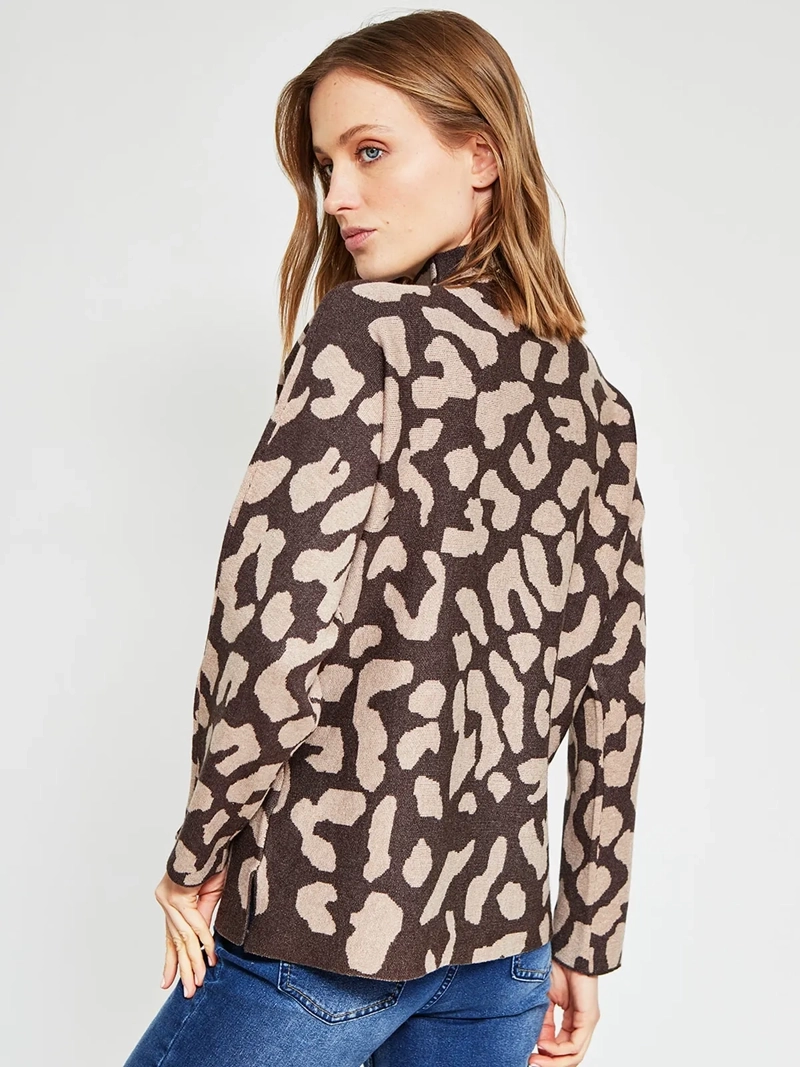 SWEATER MUJER TATIENNE ESTAMPADO ANIMAL - 3