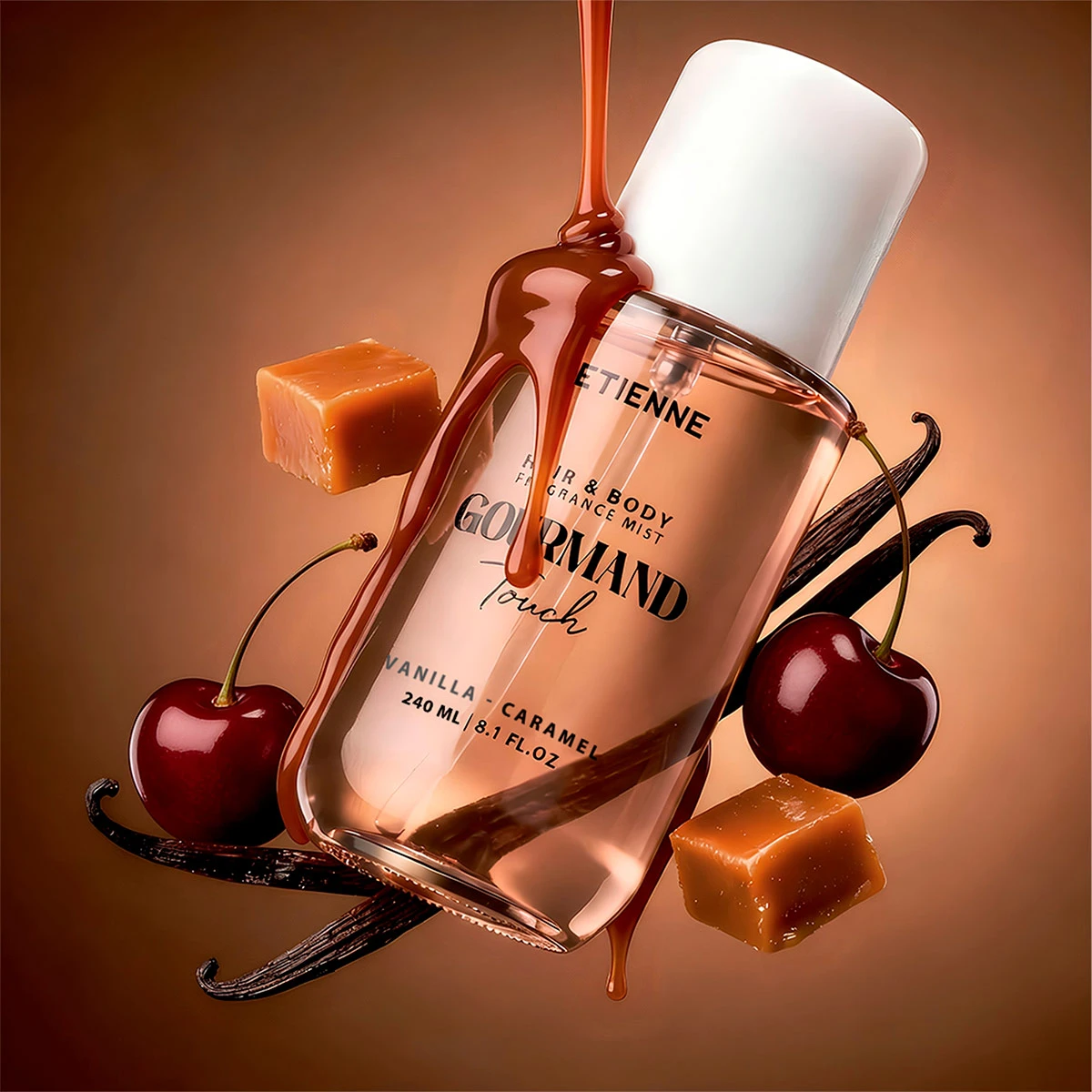 FRAGANCIA ETIENNE GOURMAND TOUCH HAIR AND BODY MIST 240ML - 3