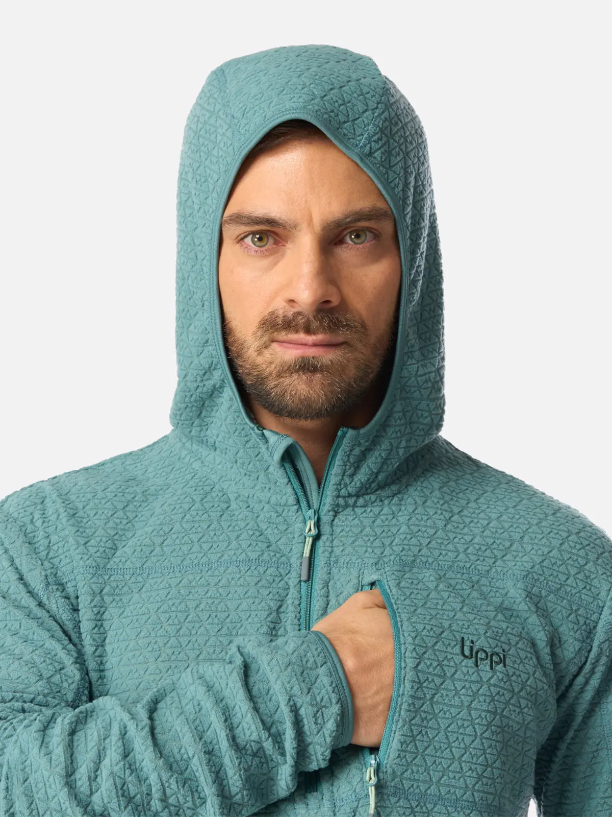 POLERON HOMBRE LIPPI CON CAPUCHA JACARANDA - 4
