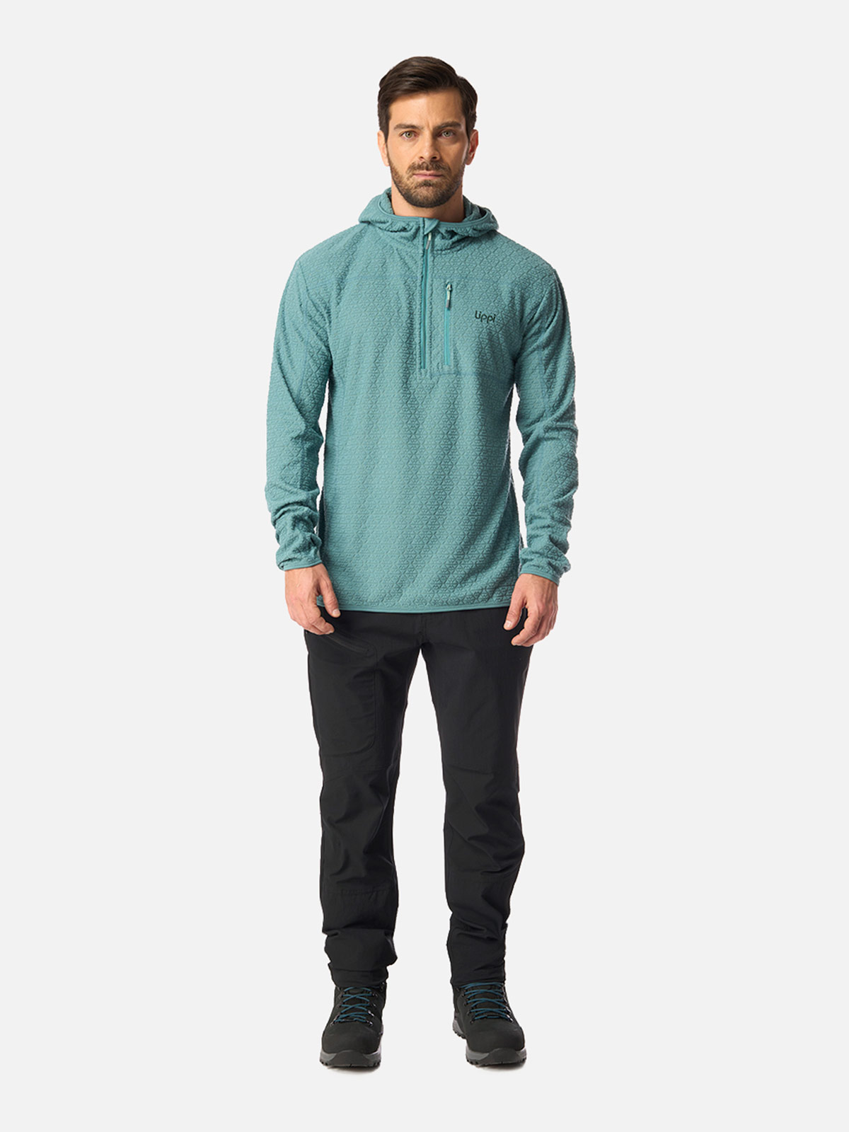 POLERON HOMBRE LIPPI CON CAPUCHA JACARANDA - 5