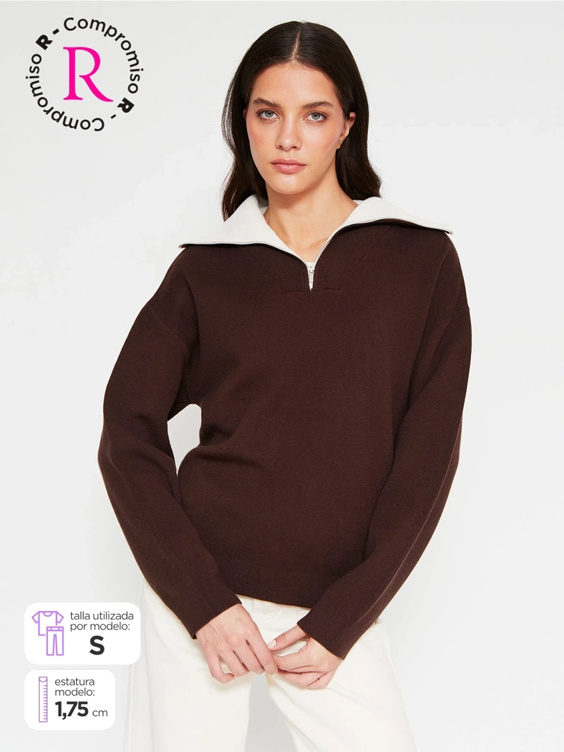 SWEATER MUJER MARQUIS CUELLO POLO