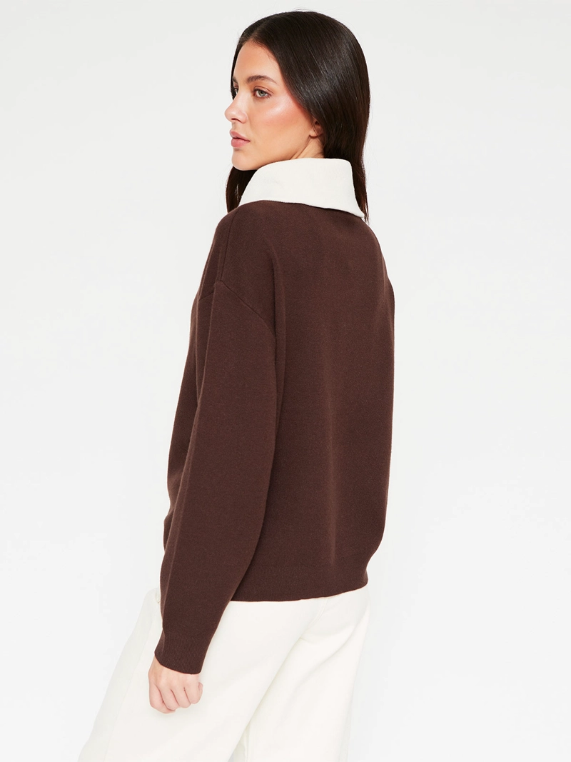 SWEATER MUJER MARQUIS CUELLO POLO - 2