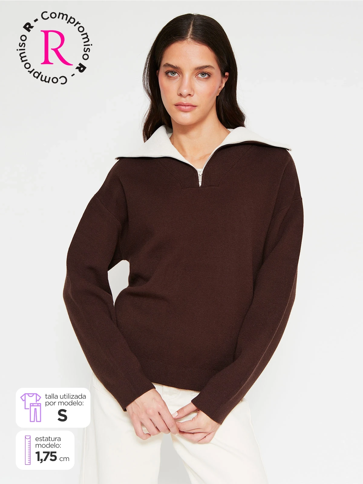 SWEATER MUJER MARQUIS CUELLO POLO - 1