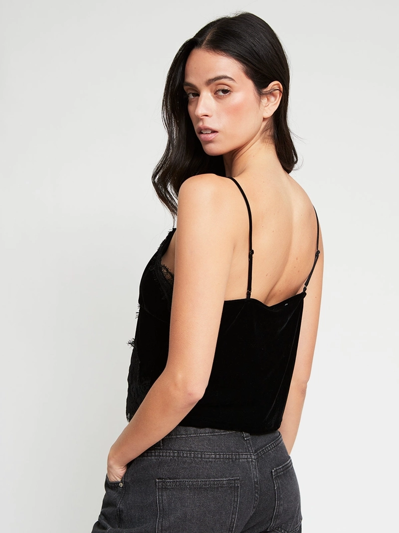 BLUSA MUJER INDEX SIN MANGAS LENCERA - 3