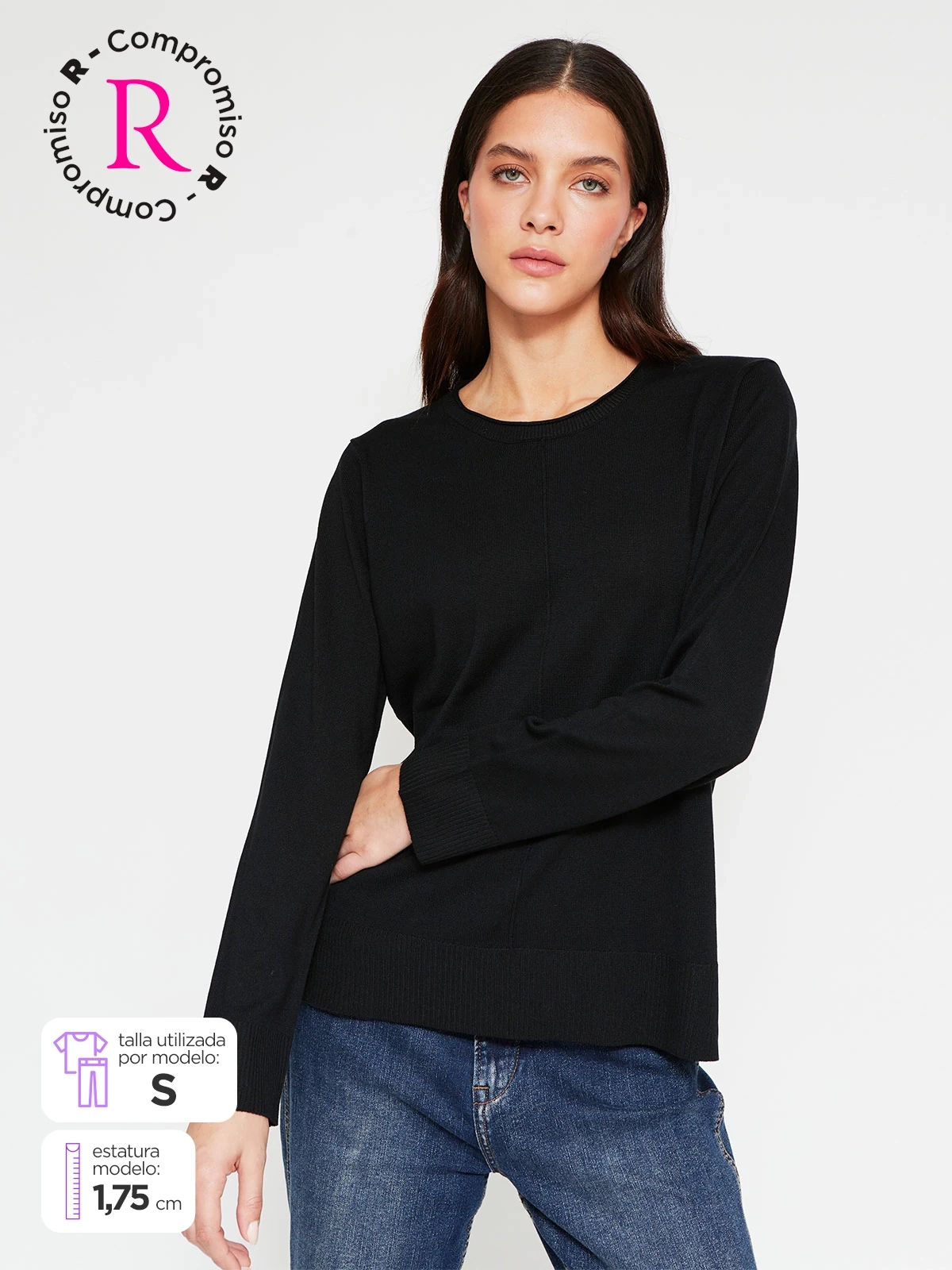 SWEATER MUJER MARQUIS CUELLO REDONDO - 1