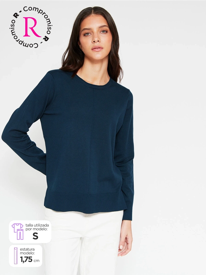SWEATER MUJER MARQUIS CUELLO REDONDO - 1