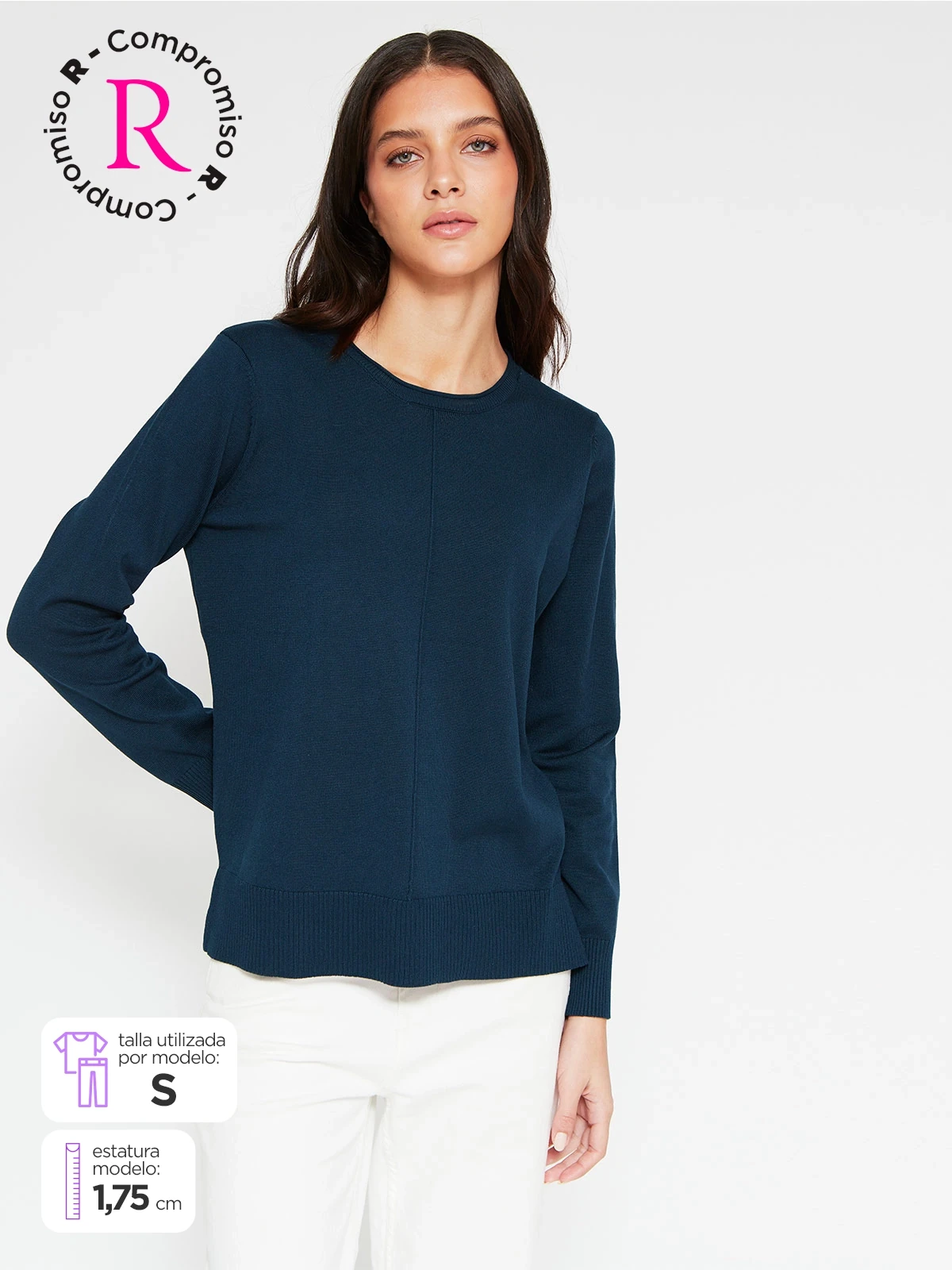 SWEATER MUJER MARQUIS CUELLO REDONDO - 1