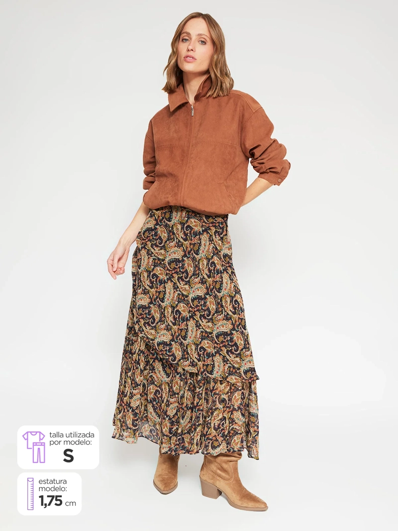FALDA MUJER MARQUIS LARGA PRINT - 1