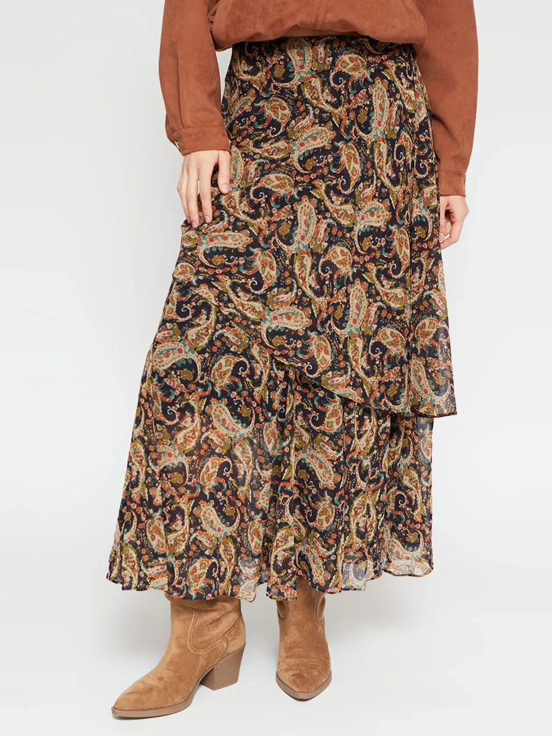 FALDA MUJER MARQUIS LARGA PRINT - 2