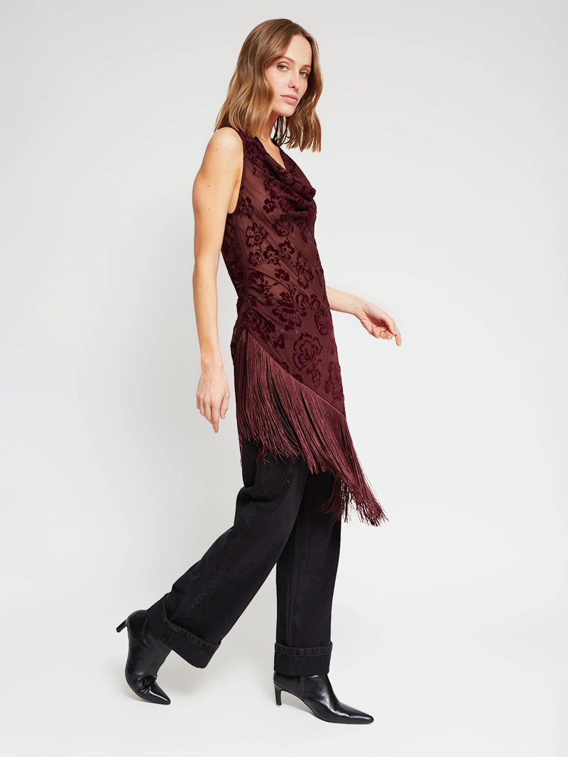 BLUSA MUJER MARQUIS FLECOS TERCIOPELO - 2