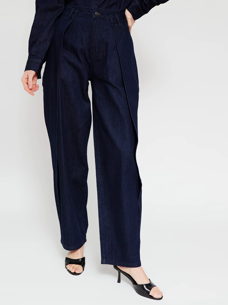 JEANS MUJER MARQUIS X BELÉN SOTO ALGODÓN BAGGY COSTADOS FOLDED - 3