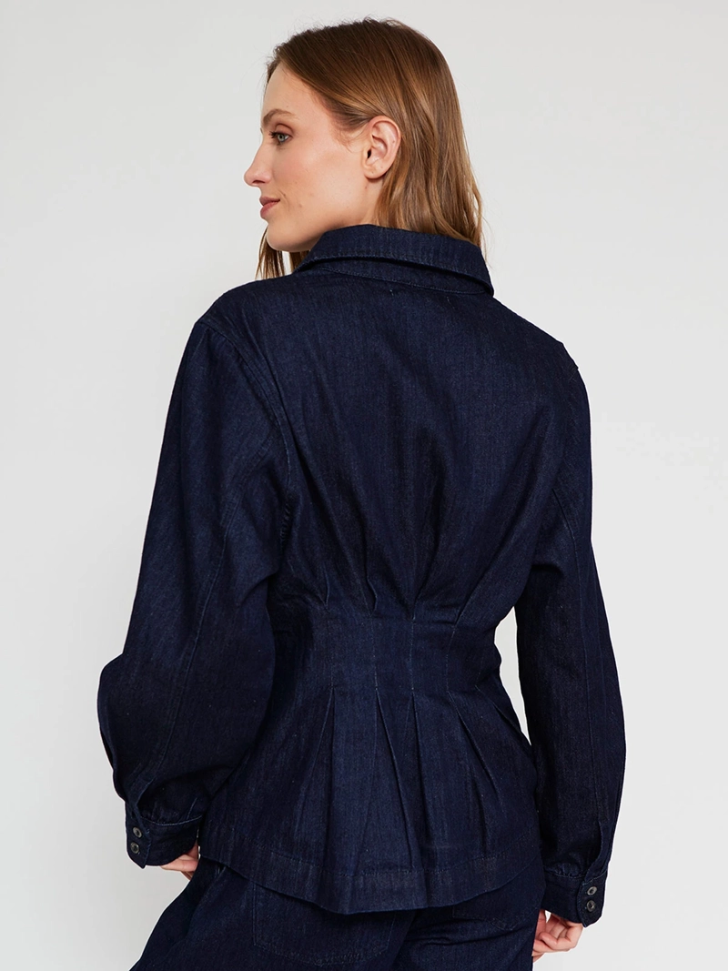 BLUSA MUJER MARQUIS - BELÉN SOTO ALGODÓN DENIM PINZAS - 4