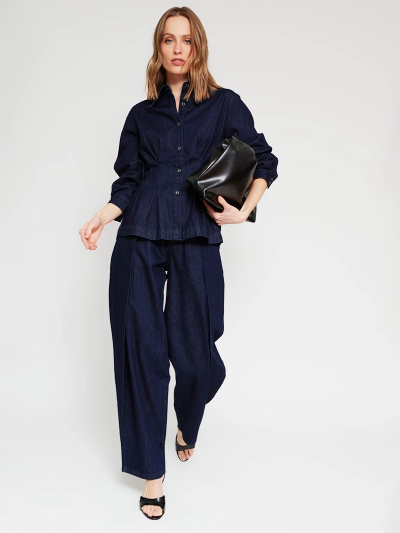 BLUSA MUJER MARQUIS - BELÉN SOTO ALGODÓN DENIM PINZAS - 6