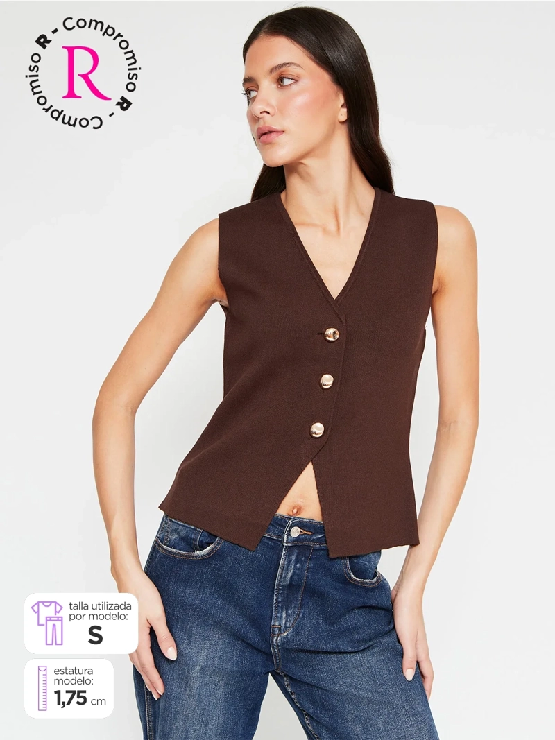 SWEATER MUJER MARQUIS SIN MANGAS