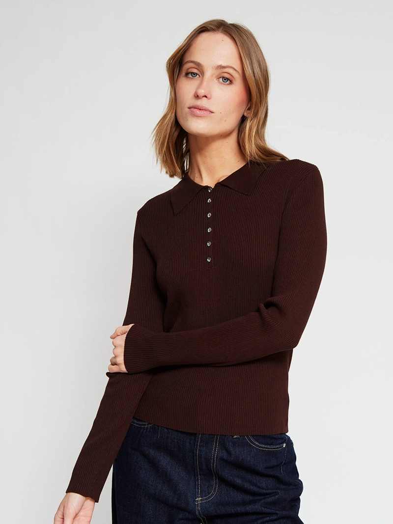 SWEATER MUJER MARQUIS CUELLO POLO - 2