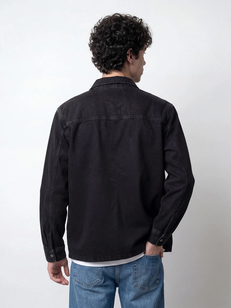 SOBRECAMISA HOMBRE INDEX ALGODÓN DENIM BOTONES - 2