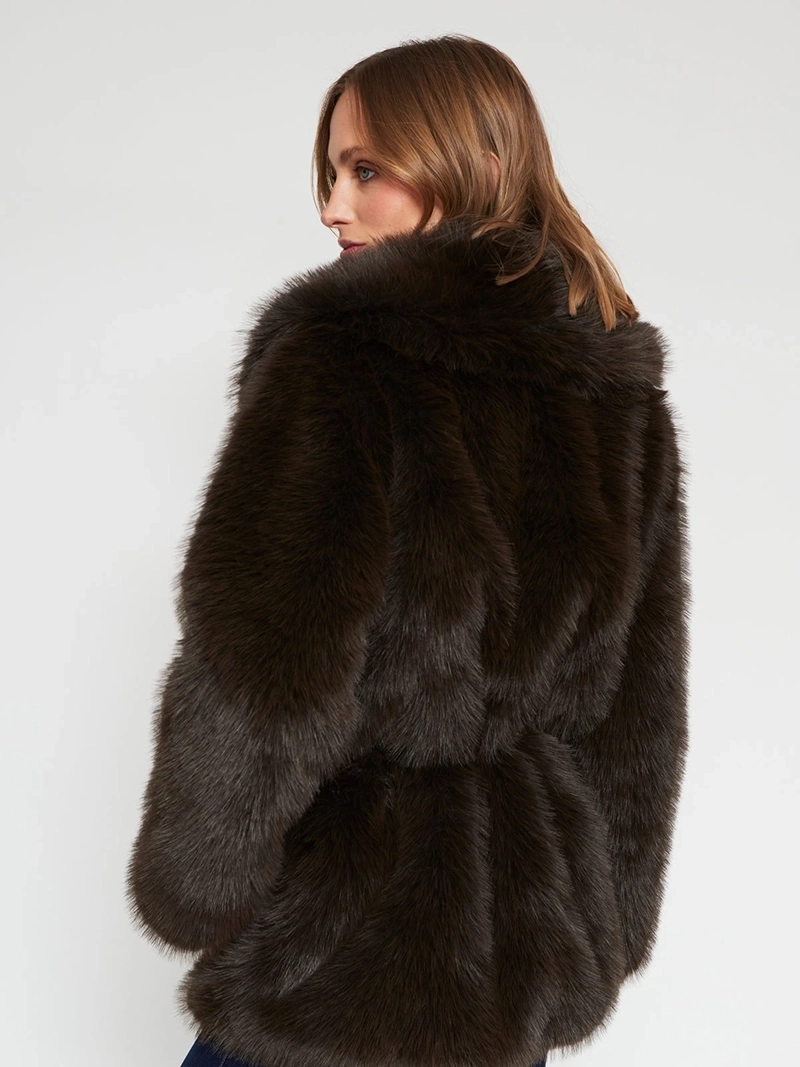 CHAQUETA MUJER MARQUIS EFECTO PIEL CINTURÓN - 4