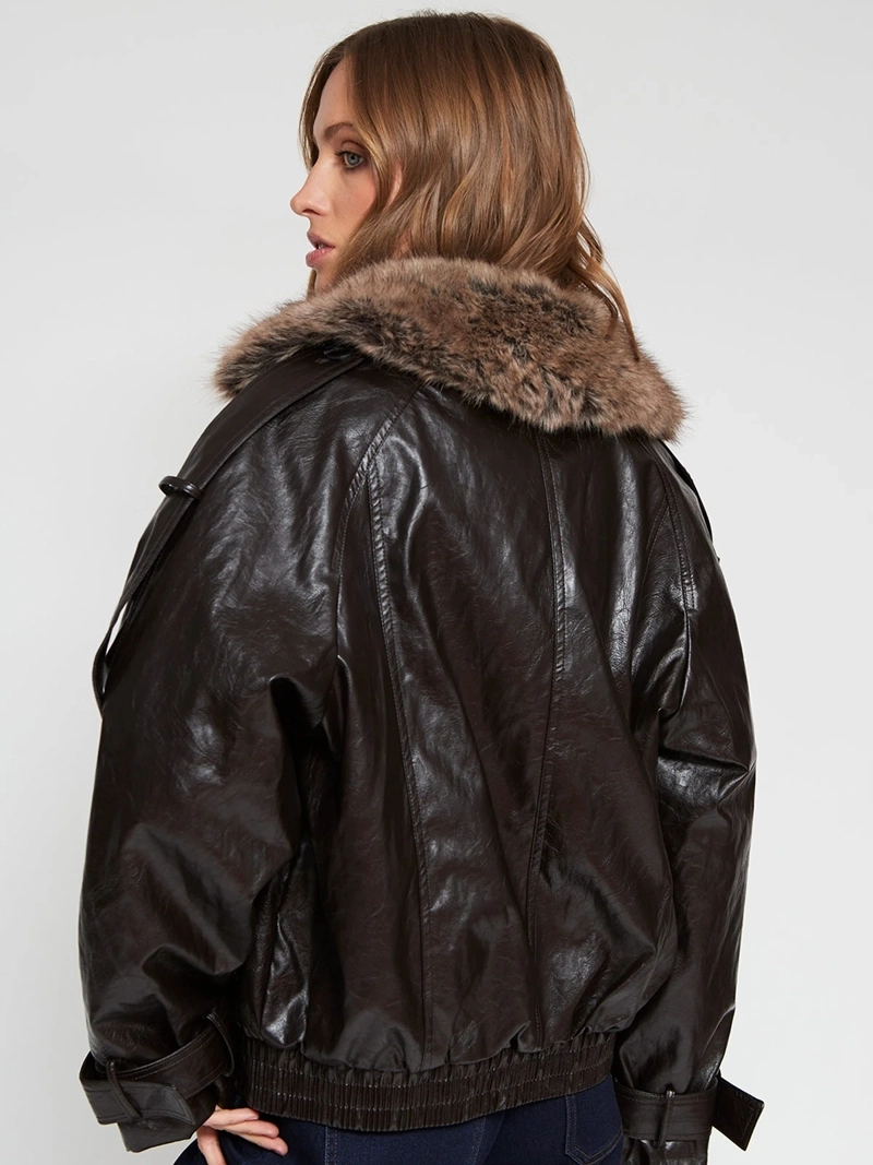 CHAQUETA MUJER MARQUIS EFECTO PIEL - 3